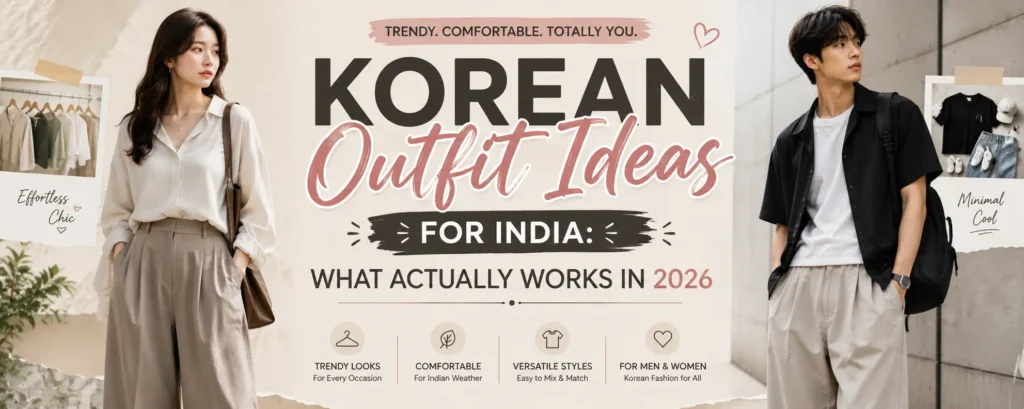 Korean Outfit Ideas for India: What Actually Works in 2026