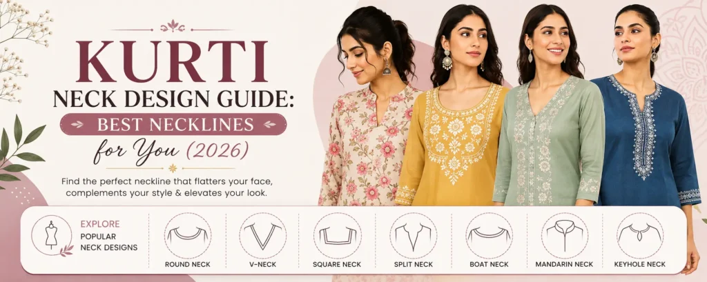 Kurti Neck Design Guide: Best Necklines for You (2026)